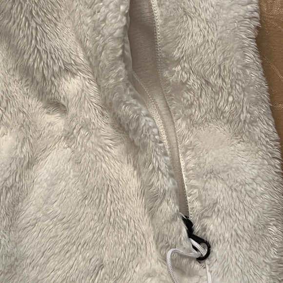 North Face White Full Zip Fleece Jacket | size M - Picture 3 of 6
